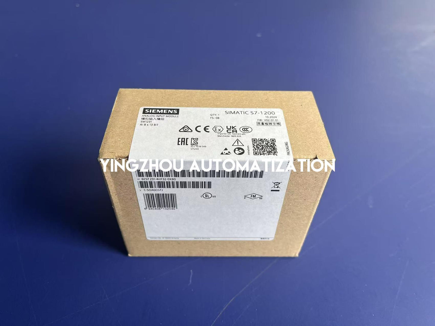 Siemens SIMATIC S7-1200 SM 1231 | 8-Channel Analog Input Module | 6ES7231-4HF32-0XB0-YingZhou Automatization