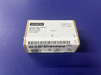 Siemens SIMATIC S7-1200 Signal Board SB 1221 | 4 DI, 24V DC, 200kHz | 6ES7221-3BD30-0XB0-YingZhou Automatization