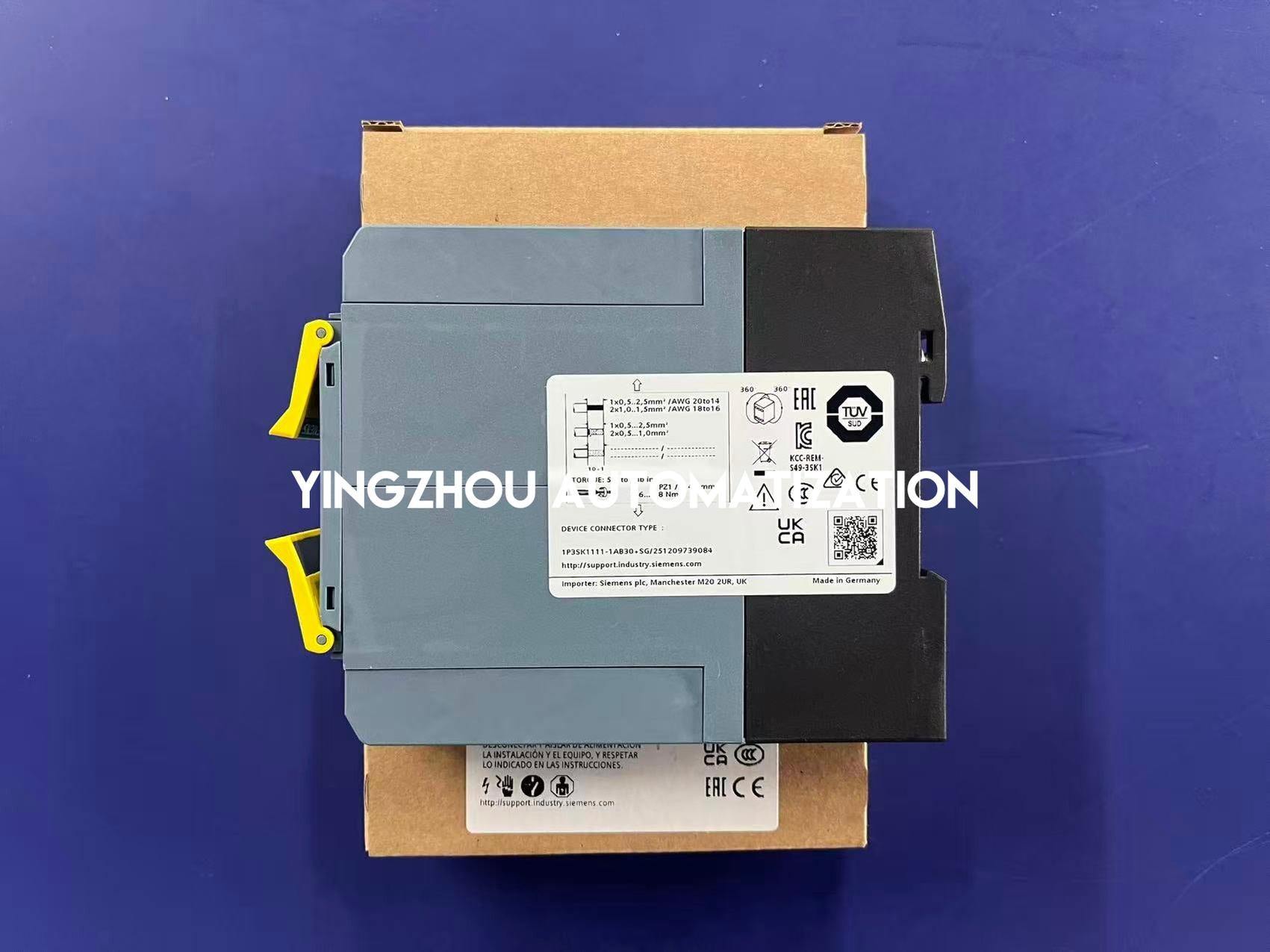 Siemens SIRIUS 3SK1111-1AB30 Safety Relay | 24V AC/DC | 3NO + 1NC Contacts-YingZhou Automatization