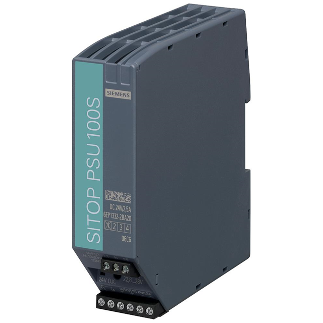 Siemens SITOP PSU100S Power Supply | 24V DC, 2.5A, Single-Phase | 6EP1332-2BA20-YingZhou Automatization