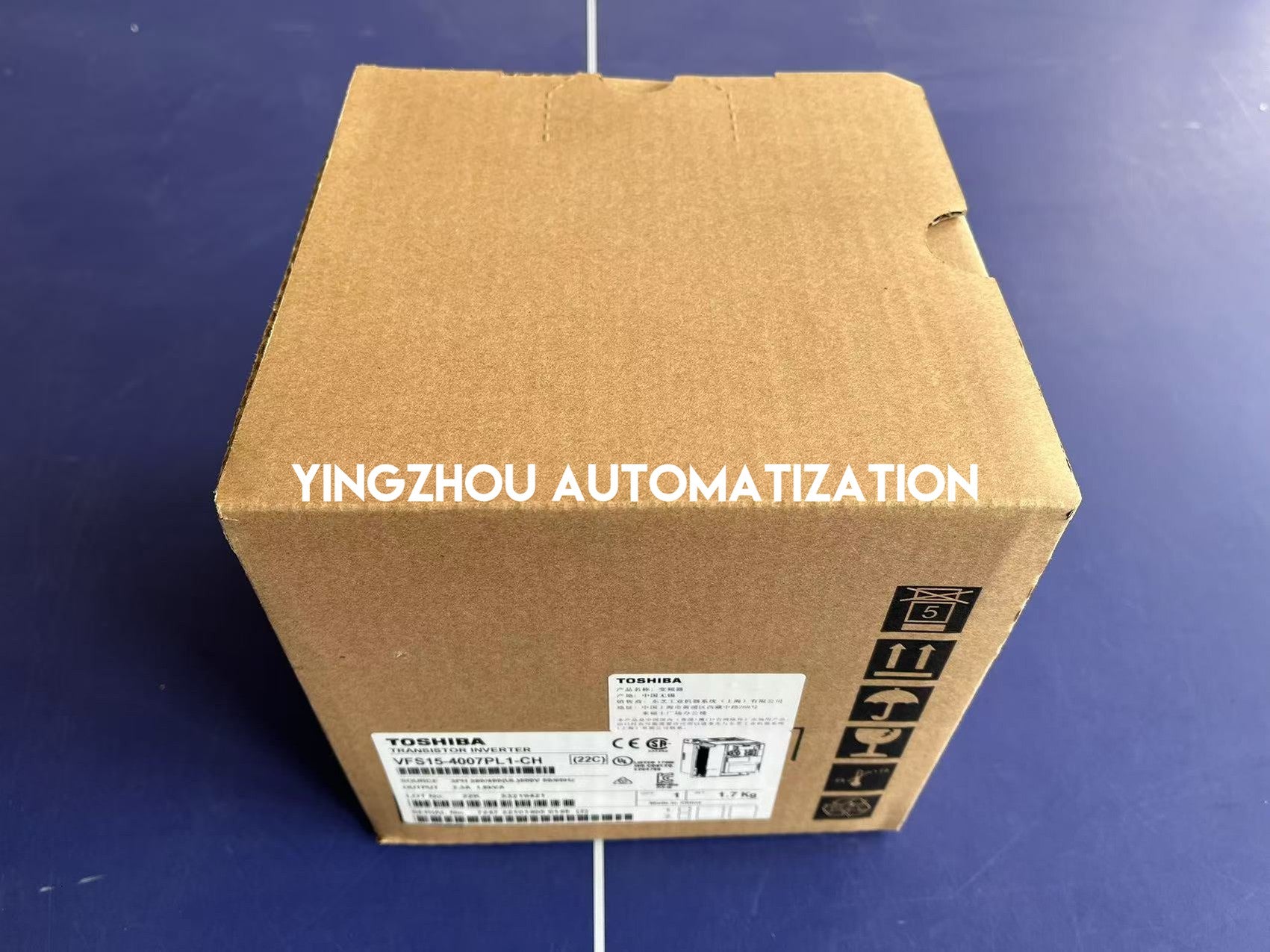 Toshiba VF-S15 VFD VFS15-4007PL1-CH | 1 HP, 3-Phase 480V, 0.75kW, IP20-YingZhou Automatization
