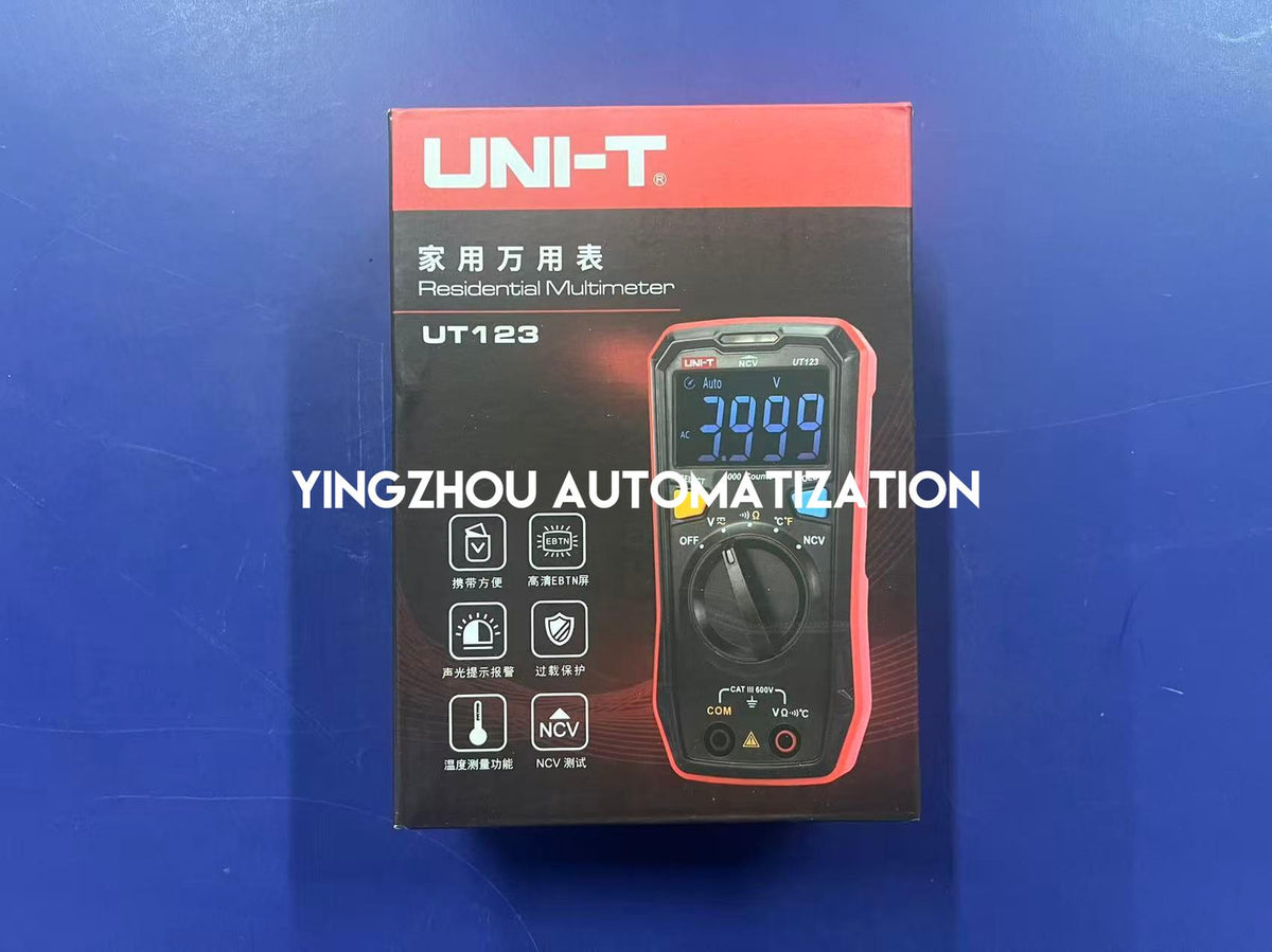 UNI-T UT123 4000 Counts Auto Range Residential Digital Multimeter with NCV & Temperature-YingZhou Automatization