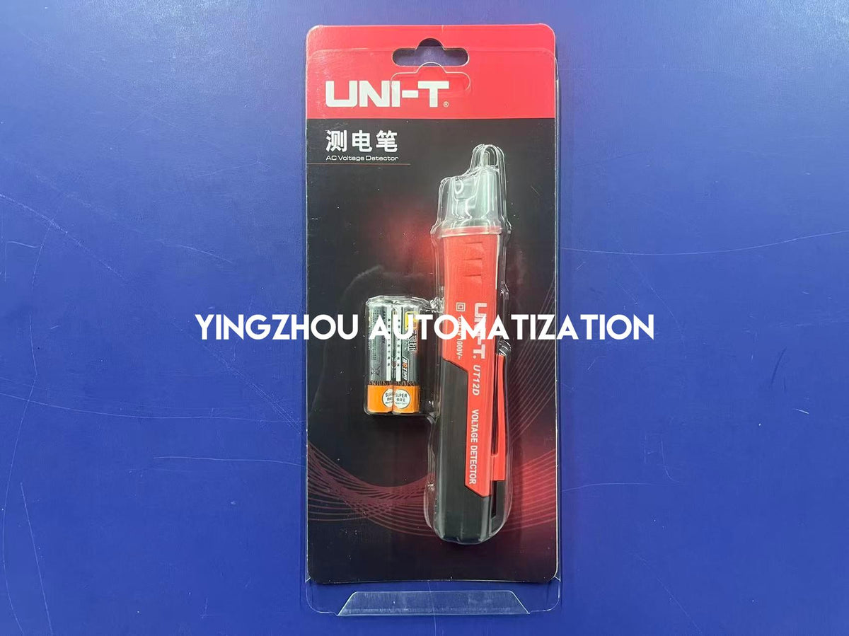 UNI-T UT12D Non-Contact AC Voltage Detector 24–1000V Dual Sensitivity with LED & Flashlight-YingZhou Automatization