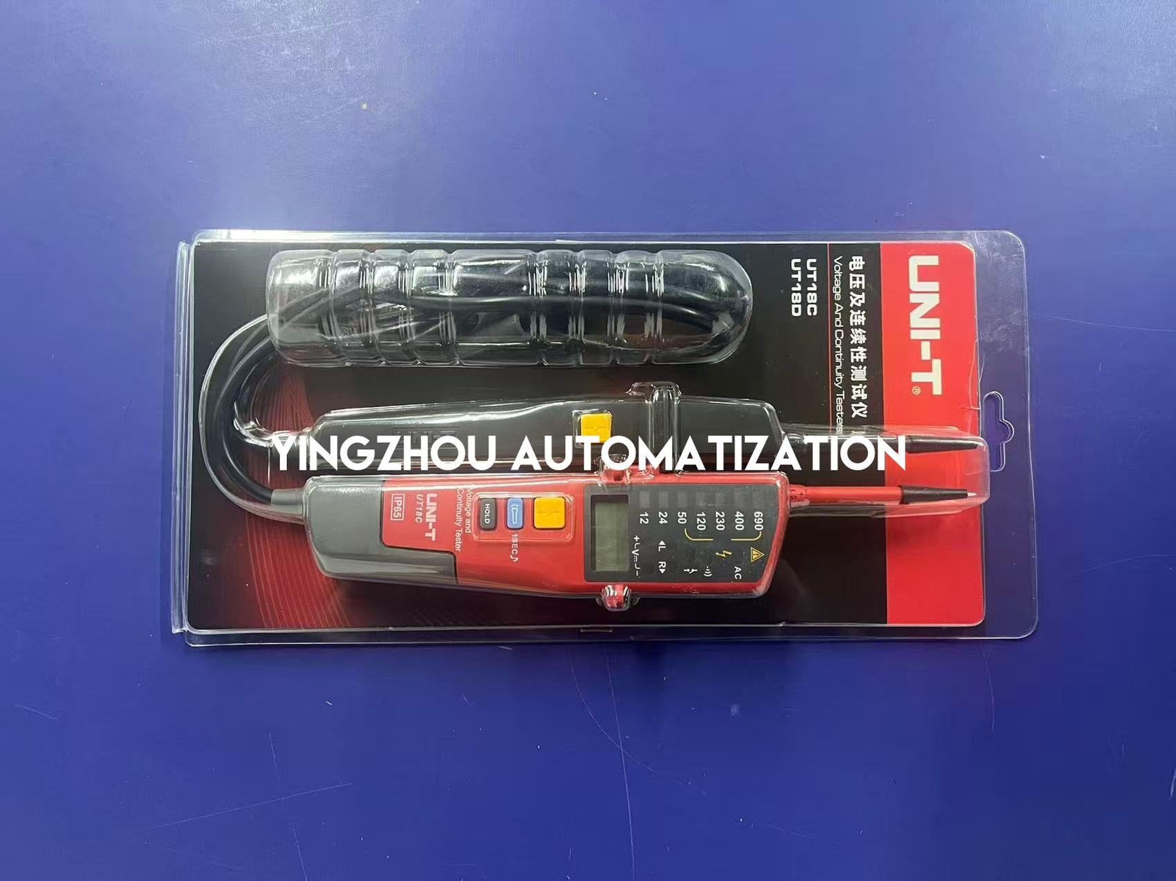 UNI-T UT18C Voltage and Continuity Tester | LCD & LED Display CAT IV 690V | Brand New Original-YingZhou Automatization