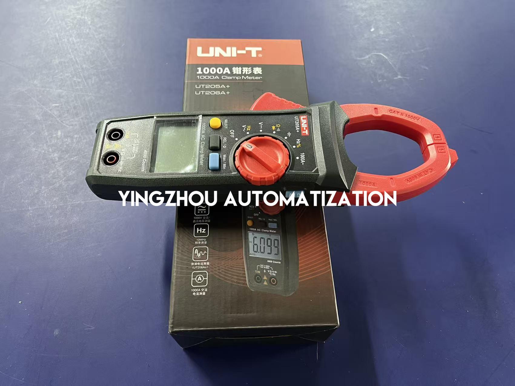 UNI-T UT205A+ Clamp Meter | 1000A True RMS, Digital Multimeter, Industrial Electrical Tester, Auto Range, Brand New Original-YingZhou Automatization