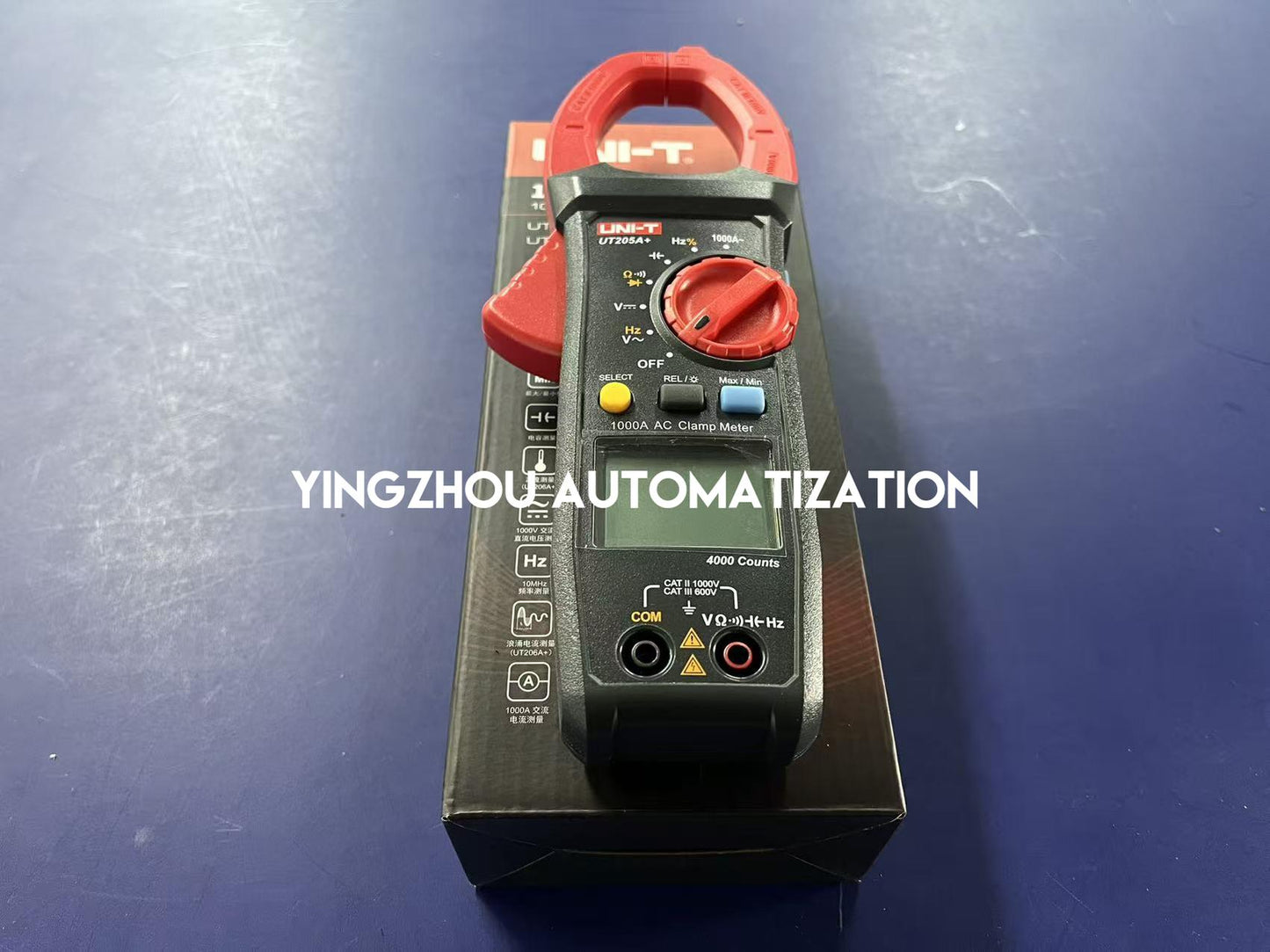 UNI-T UT205A+ Clamp Meter | 1000A True RMS, Digital Multimeter, Industrial Electrical Tester, Auto Range, Brand New Original-YingZhou Automatization