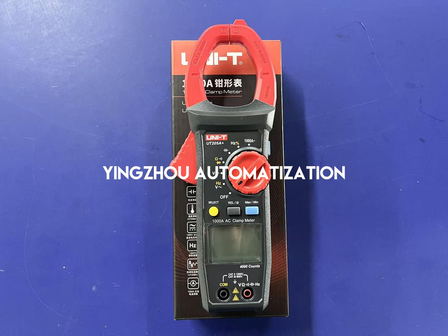 UNI-T UT205A+ Clamp Meter | 1000A True RMS, Digital Multimeter, Industrial Electrical Tester, Auto Range, Brand New Original-YingZhou Automatization