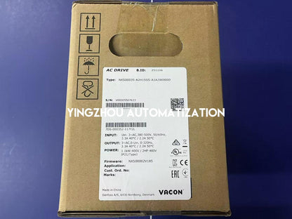VACON NXS 1.5kW AC Drive - NXS00035-A2H1SSS-A1A2000000 | 3.3A, 380-500V, IP54 Enclosure VFD-YingZhou Automatization