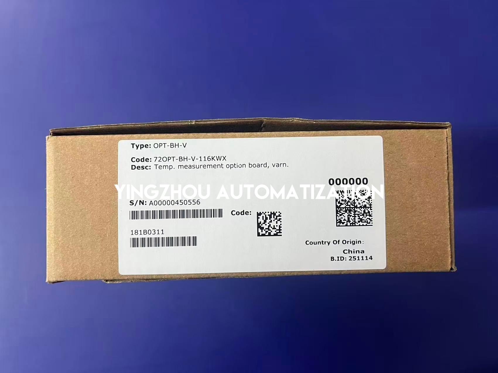 VACON OPT-BH-V Temperature Measurement Option Card - 181B0311 | 3 x Temp Sensor Inputs, Varnished-YingZhou Automatization