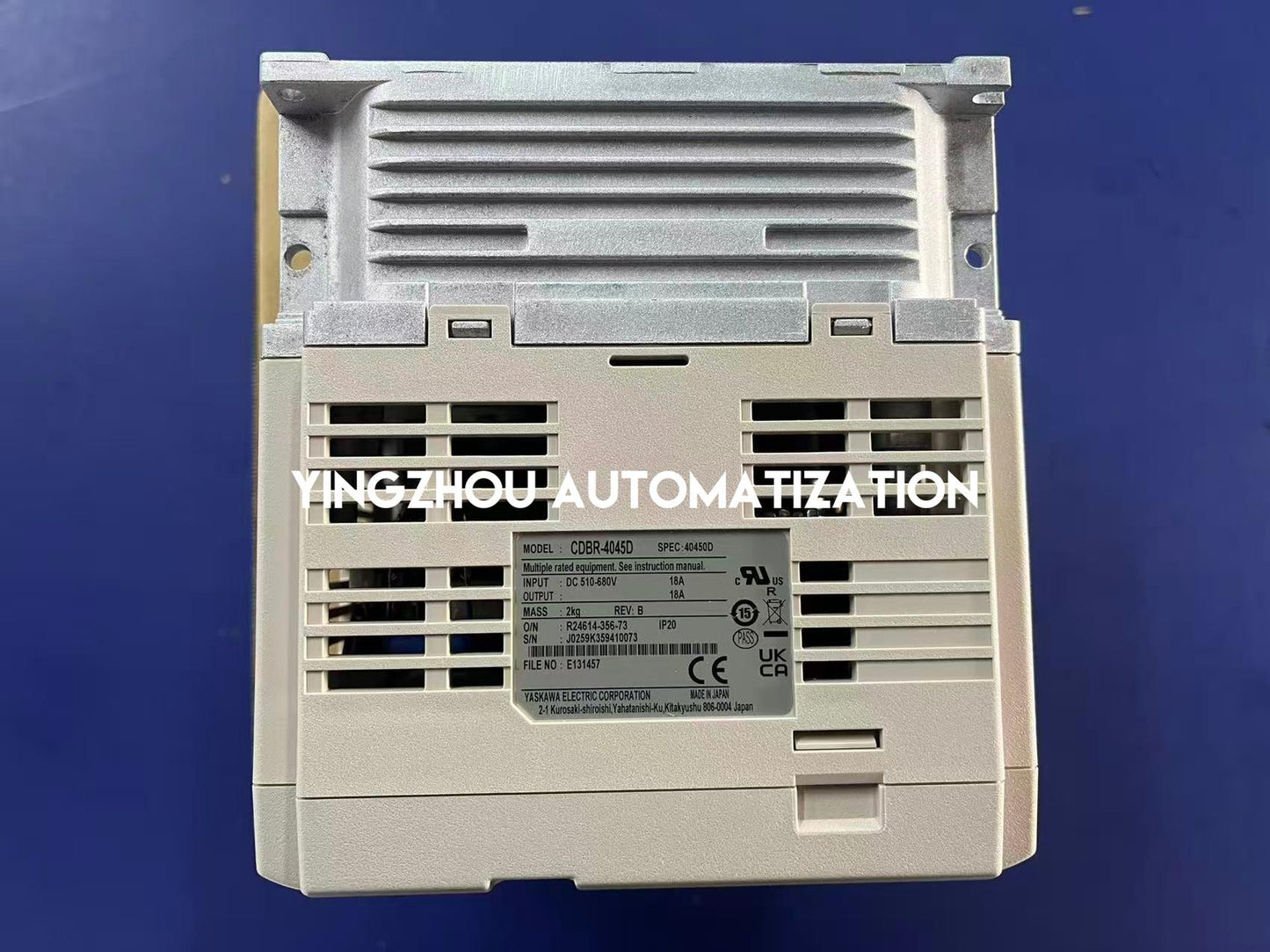 Yaskawa CDBR-4045D Braking Unit | 400V Class, Heavy Duty Regeneration-YingZhou Automatization