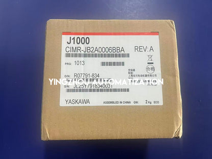 Yaskawa CIMR-JB2A0006BBA Inverter Drive | GA700 / J1000 Series | 0.75kW 1HP 6A | 200V 3-Phase | Brand New Original-YingZhou Automatization