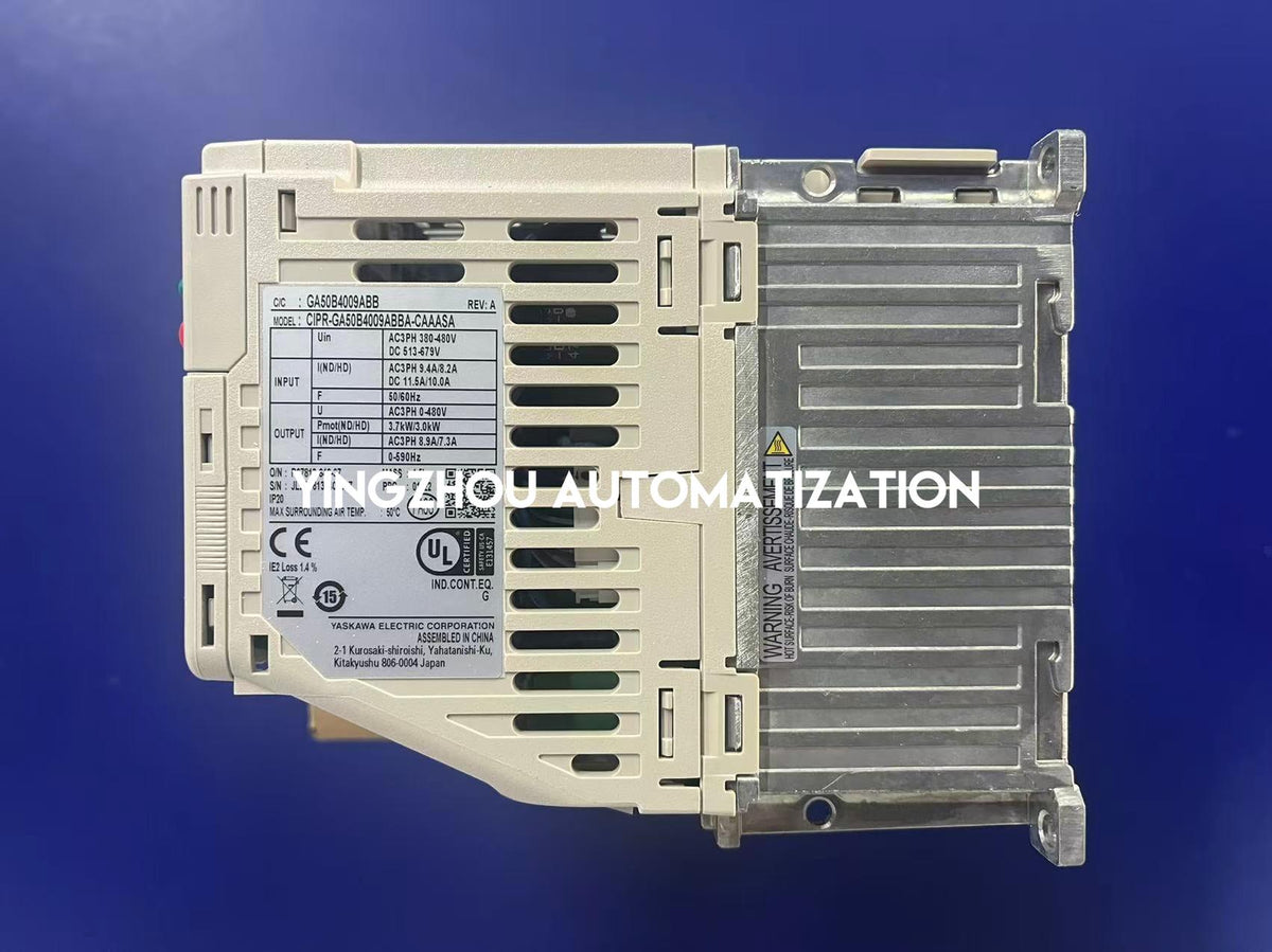 Yaskawa CIPR-GA50B4009ABBA-CAAASA Inverter Drive | GA50 Series | 3.0kW 4HP 7.2A | 400V 3-Phase | Brand New Original-YingZhou Automatization