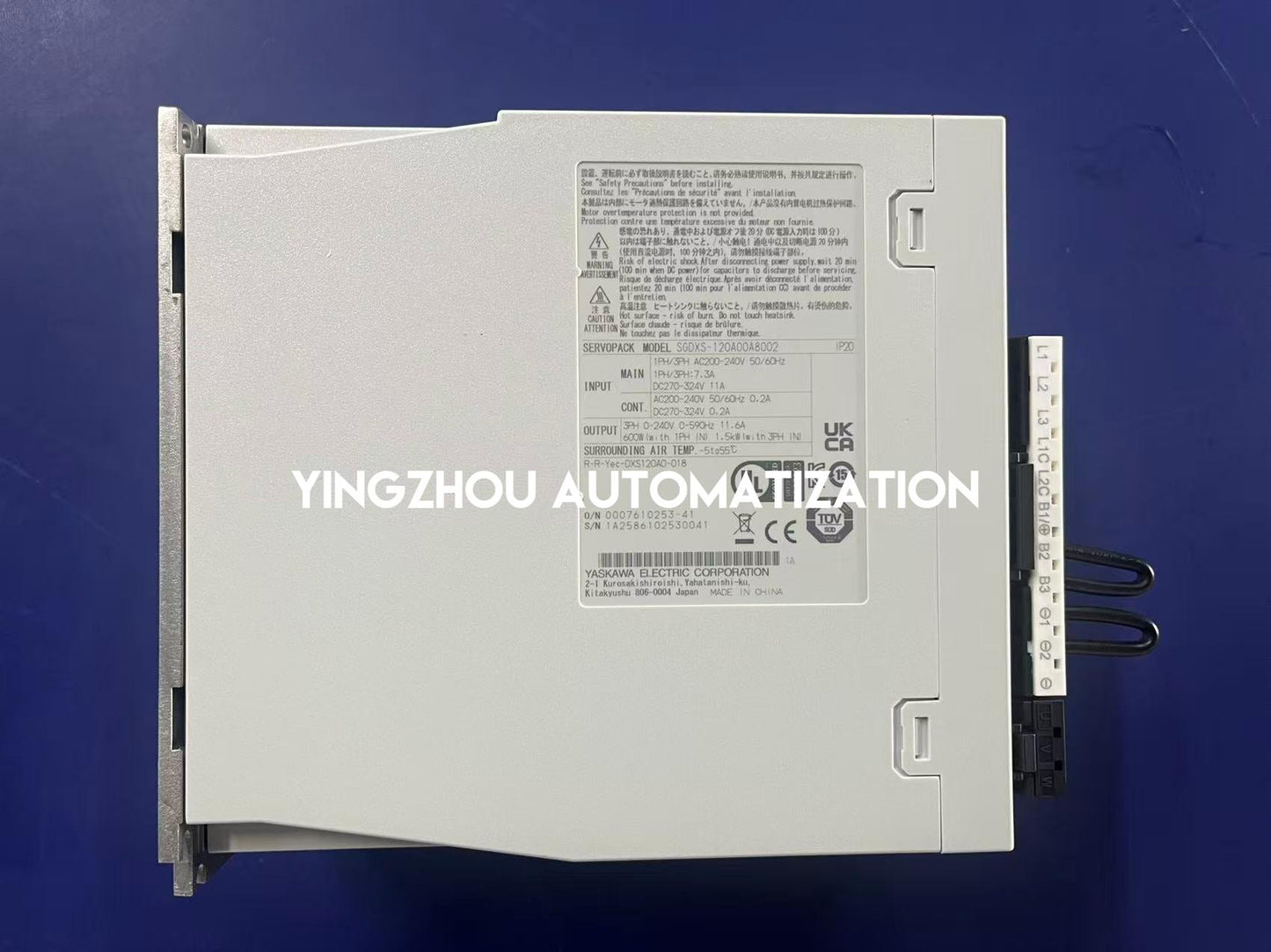 Yaskawa SGDXS-120A00A8002 Servo Pack | Sigma-X AC Servo Drive | 5.0kW 120A | 200V | Brand New Original-YingZhou Automatization