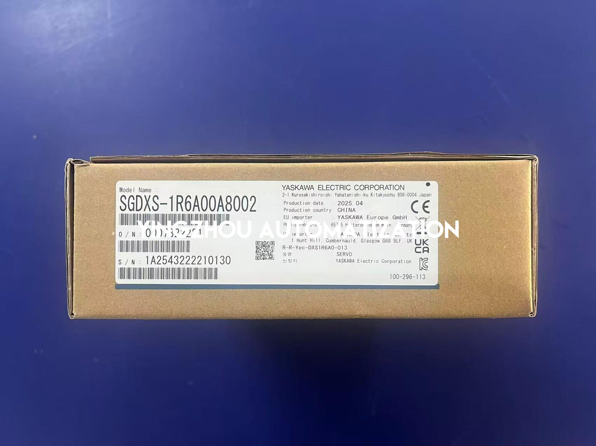 Yaskawa SGDXS-1R6A00A8002 Servo Pack | Sigma-X AC Servo Drive | 0.1kW 1.6A | 200V | Brand New Original-YingZhou Automatization