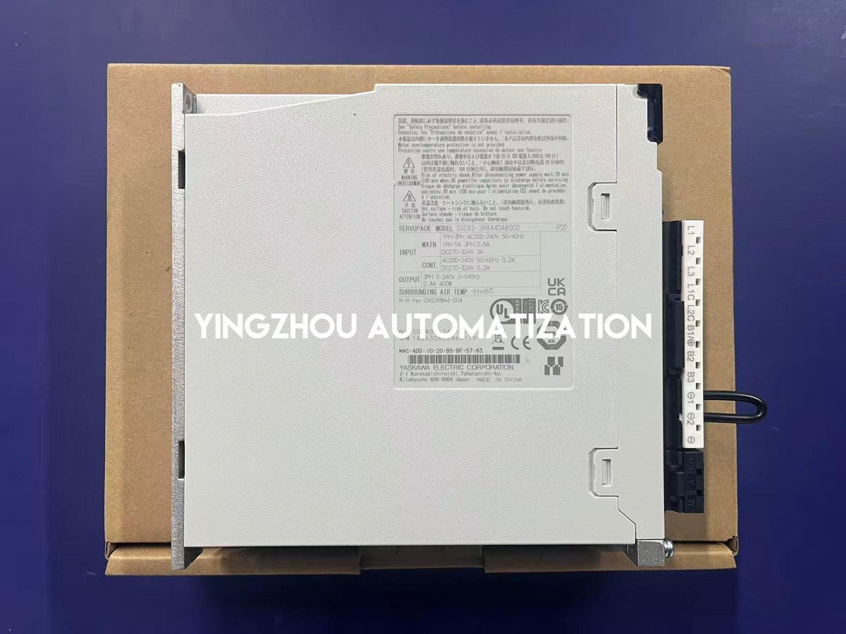 Yaskawa SGDXS-2R8A40A8002 Sigma-X 400W 200V MECHATROLINK-4/III AC Servo Drive SERVOPACK-YingZhou Automatization