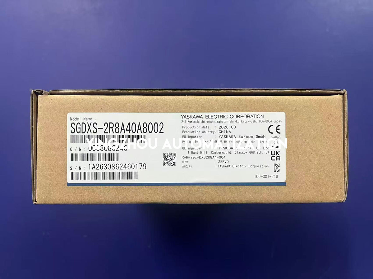 Yaskawa SGDXS-2R8A40A8002 Sigma-X 400W 200V MECHATROLINK-4/III AC Servo Drive SERVOPACK-YingZhou Automatization