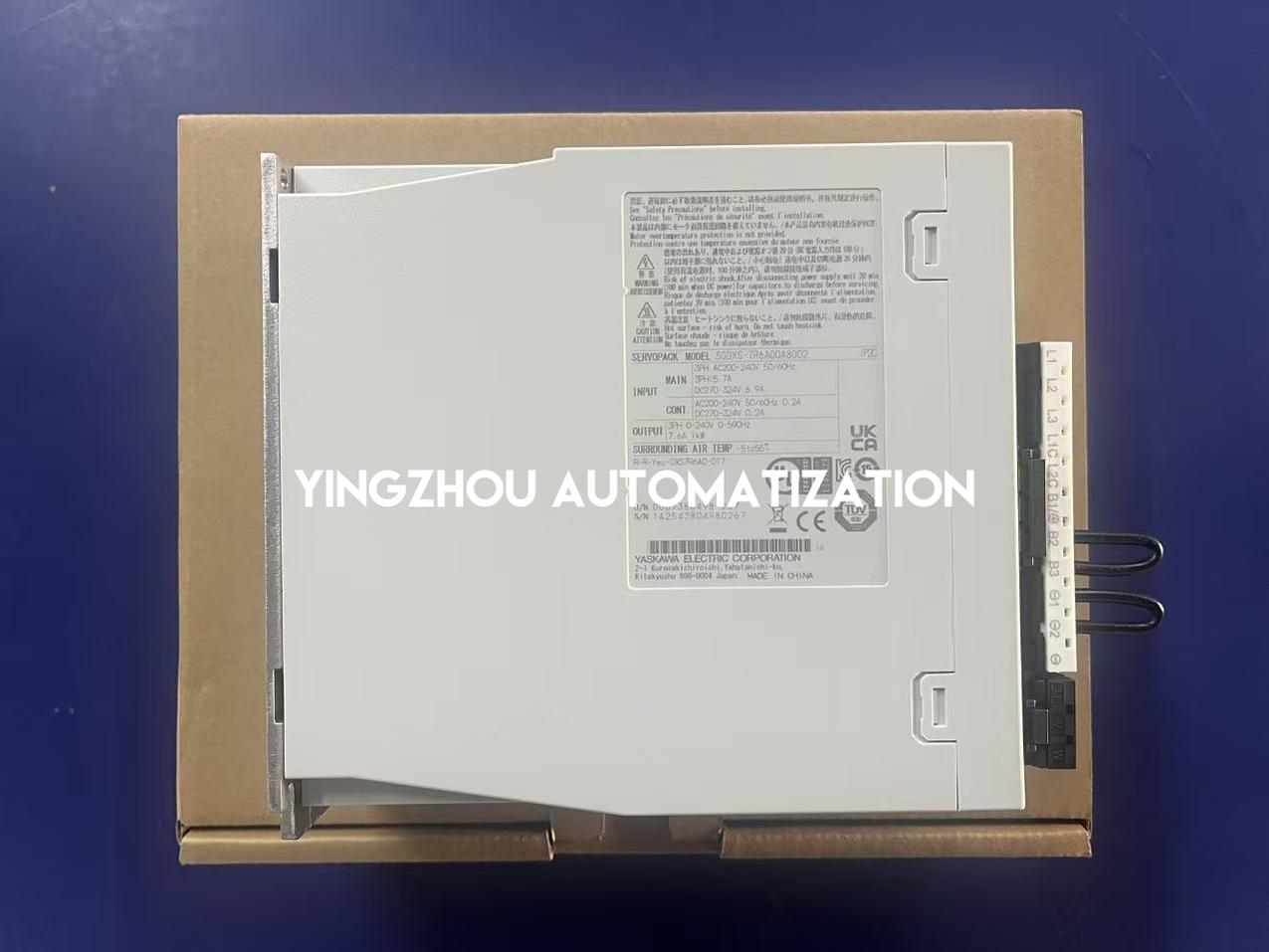 Yaskawa SGDXS-7R6A00A8002 Servo Pack | Sigma-X AC Servo Drive | 0.75kW 7.6A | 200V | Brand New Original-YingZhou Automatization