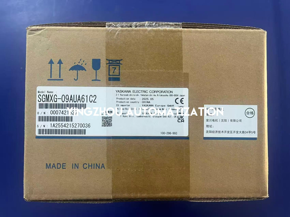 Yaskawa SGMXG-09AUA61C2 AC Servo Motor | Sigma-7 Series | 0.85kW 3000 RPM | 200V | High-Precision Motion Control | Brand New Original-YingZhou Automatization