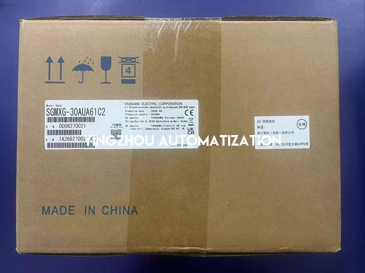 Yaskawa SGMXG-30AUA61C2 Sigma-X 2.9kW 200V 1500RPM No Brake AC Servo Motor-YingZhou Automatization
