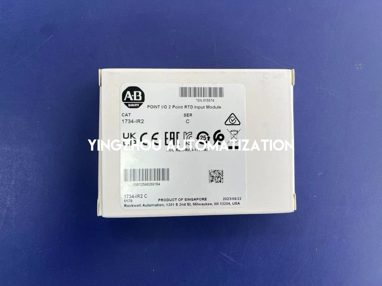 Allen Bradley 1734-IR2 POINT I/O 2 Point RTD Input Module-YingZhou Automatization