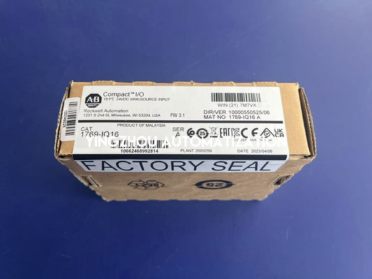 Allen Bradley CompactLogix Series 1769-IQ16 PLC Digital Input Module-YingZhou Automatization