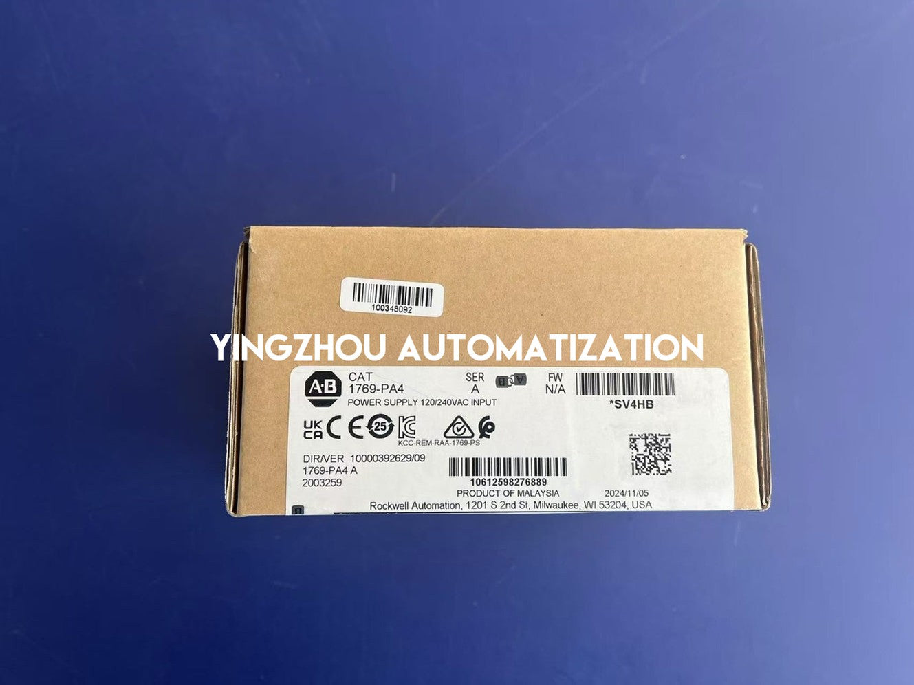 Allen Bradley CompactLogix Series 1769-PA4 PLC Power Supply Module-YingZhou Automatization