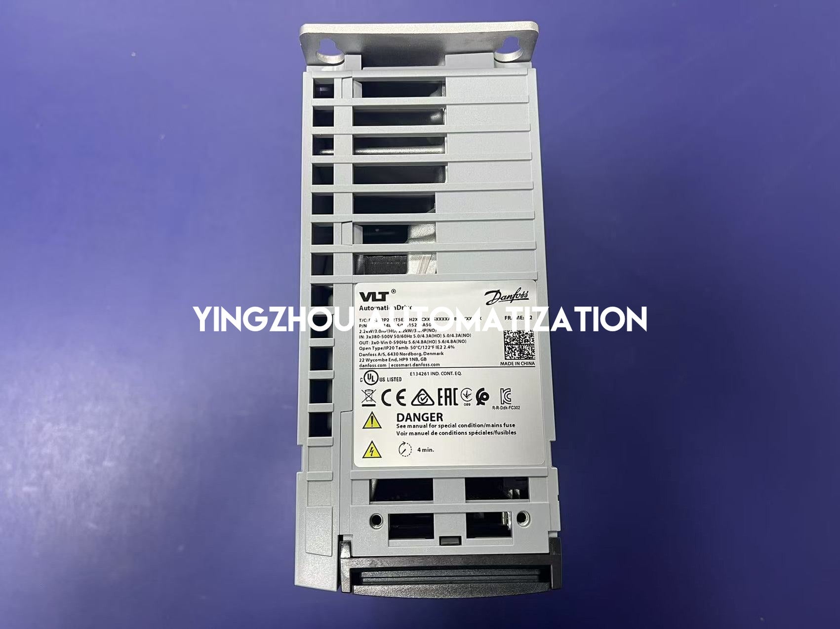 Danfoss 131B0148 Frequency Inverter FC-302P2K2T5E20H2XGCXXXSXXXXAXBXCXXXXDX 2.2 KW/3HP 3phase 380-500VAC VFD-YingZhou Automatization