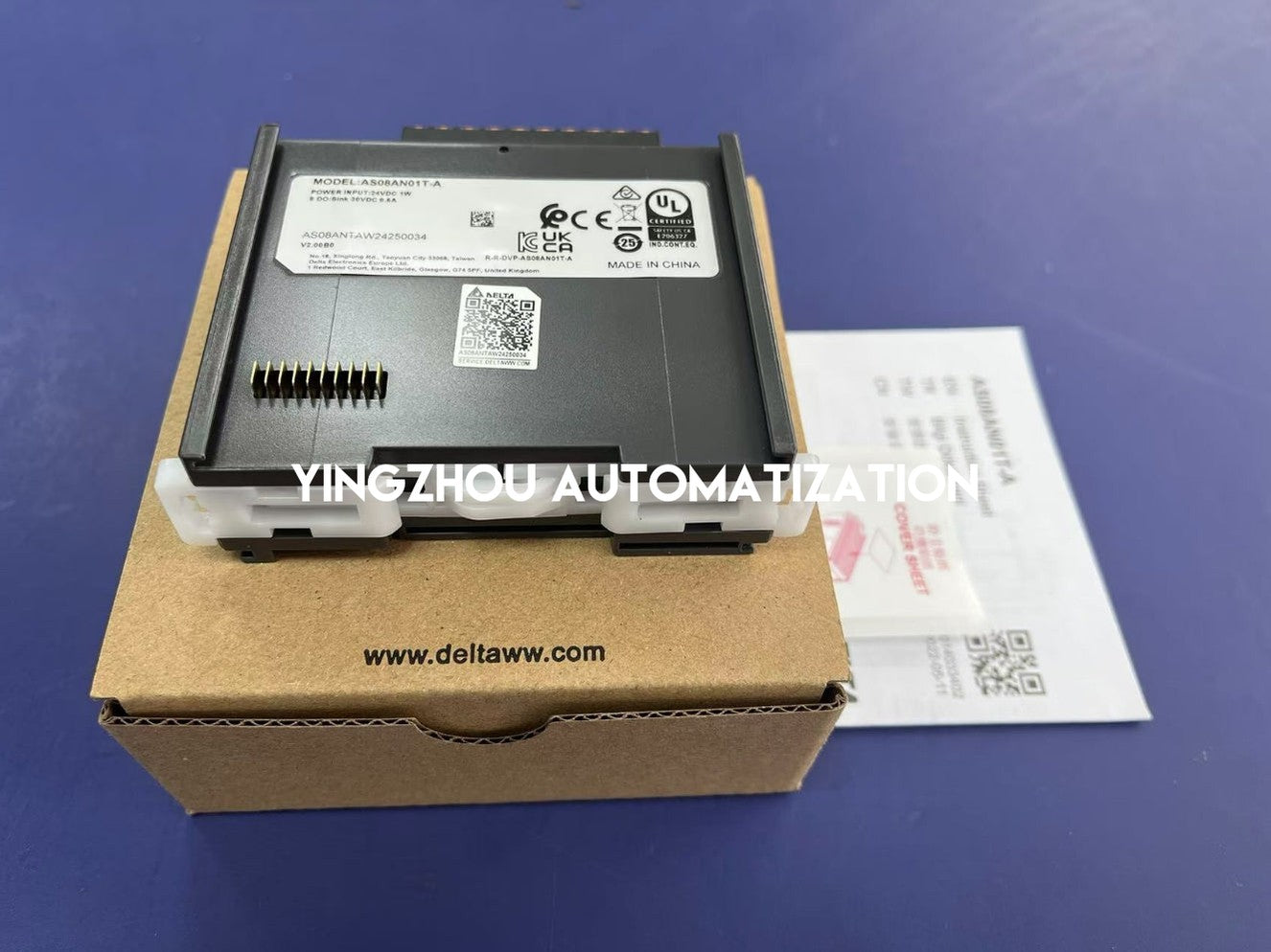 Delta AS Series AS08AN01T-A PLC Output Module-YingZhou Automatization
