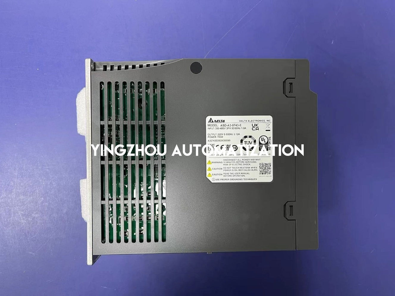 Delta ASDA-A3 Series Servo Drive ASD-A3-0743-E 0.75KW 480VAC 3PH 1.8A-YingZhou Automatization
