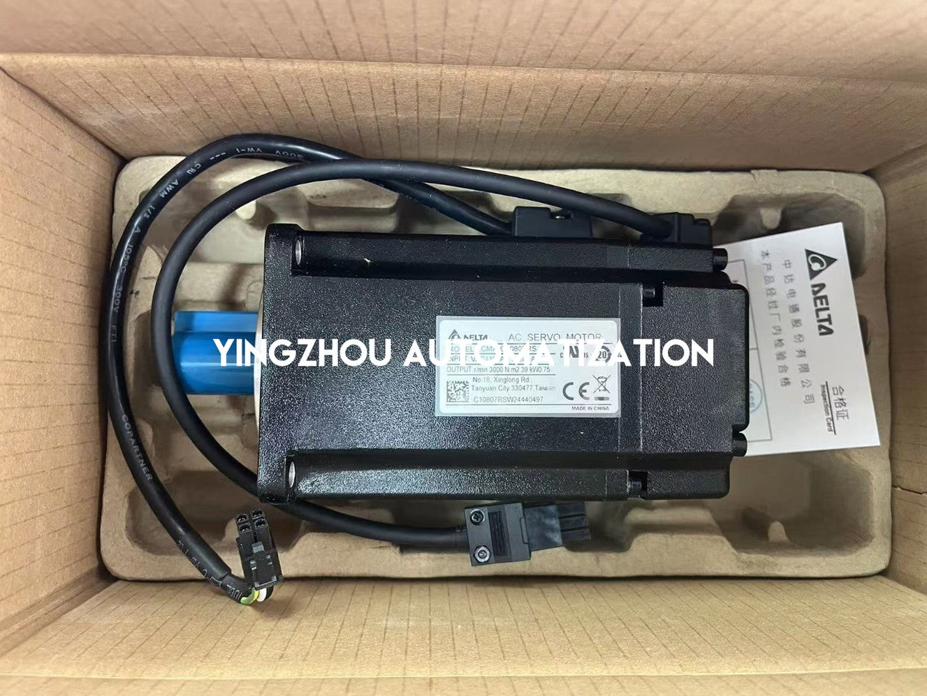 Delta ECMA-C10807RS Servo Motor 0.75KW 3000RPM 220VAC-YingZhou Automatization