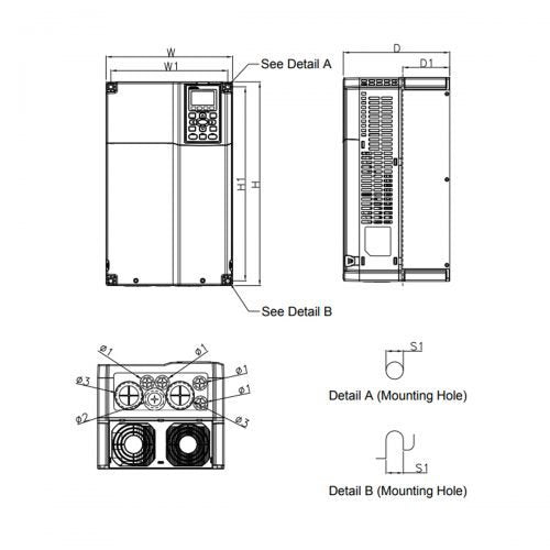 Delta VFD-CP2000 Series Frequency Inverter VFD185CP23A-21 25HP 18.5KW 230V 3PHASE-YingZhou Automatization