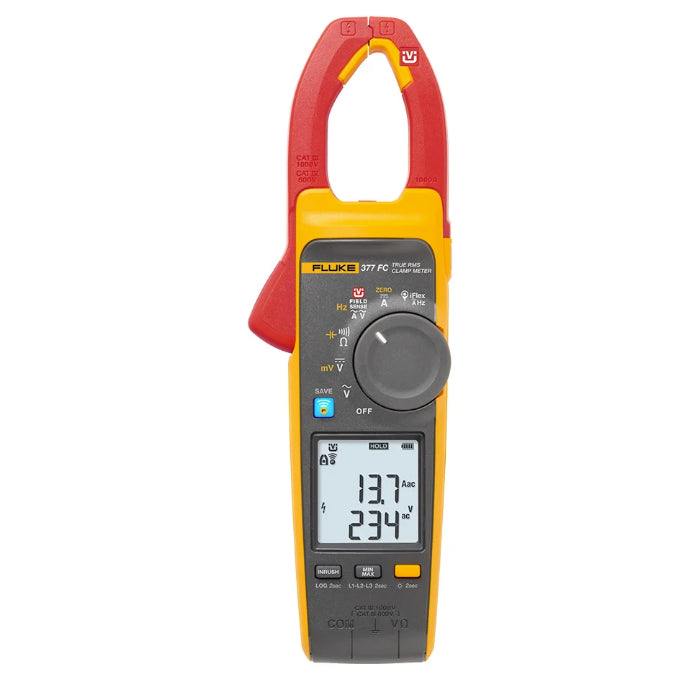 Fluke 377 FC Non-Contact Voltage True-rms AC/DC Clamp Meter with iFlex