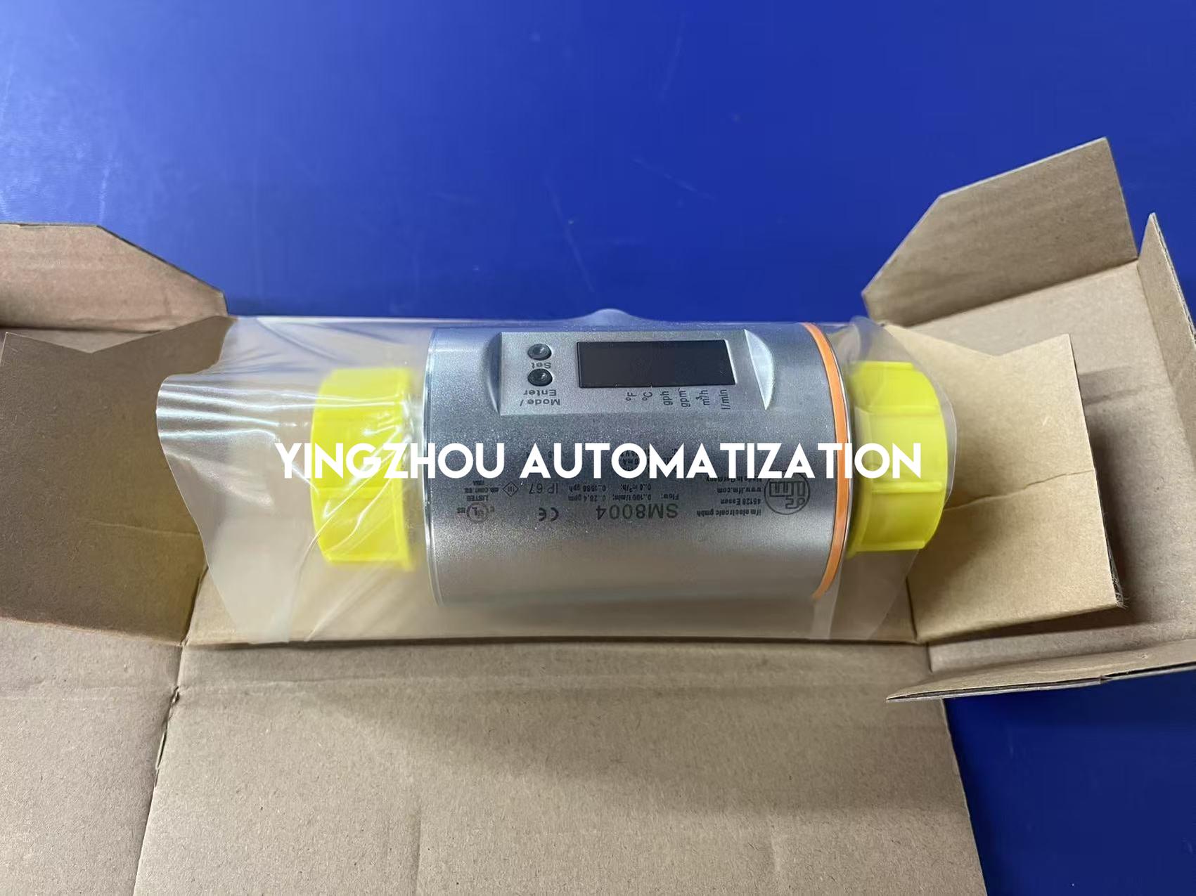 ifm electronic SM8004 Magnetic-Inductive Flow Meter - 100 l/min, Temperature Sensing-YingZhou Automatization