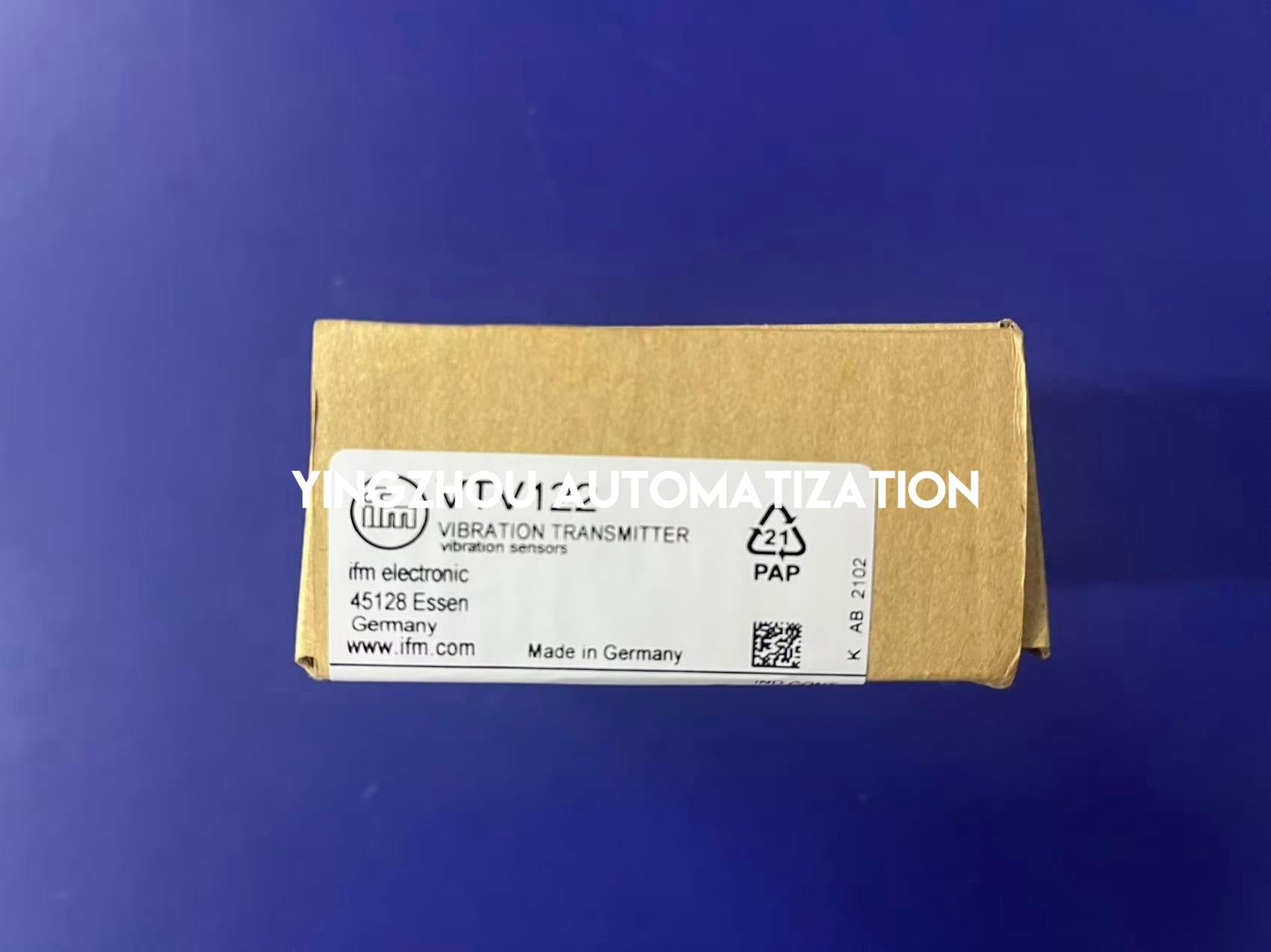 ifm electronic VTV122 Vibration Transmitter - 4-20 mA Output, Stainless Steel-YingZhou Automatization