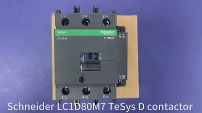 Schneider TeSys Deca Contactor LC1D80M7 80A 3P 220V