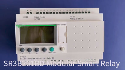 Schneider Zelio Logic Series SR3B261BD PLC Modular Smart Relay