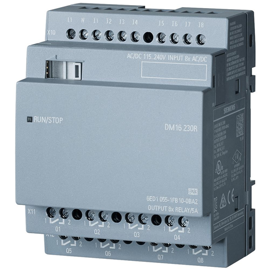 Siemens LOGO! DM16 230R 6ED1055-1FB10-0BA2 PLC Expansion Input Output (I/O) Module-YingZhou Automatization