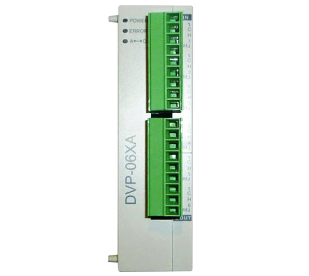 Delta DVP06XA-S DVP Series PLC Input Output (I/O) Module